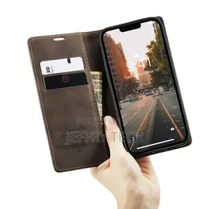 Caseme Bookcase for iPhone 14 Plus (Brown)