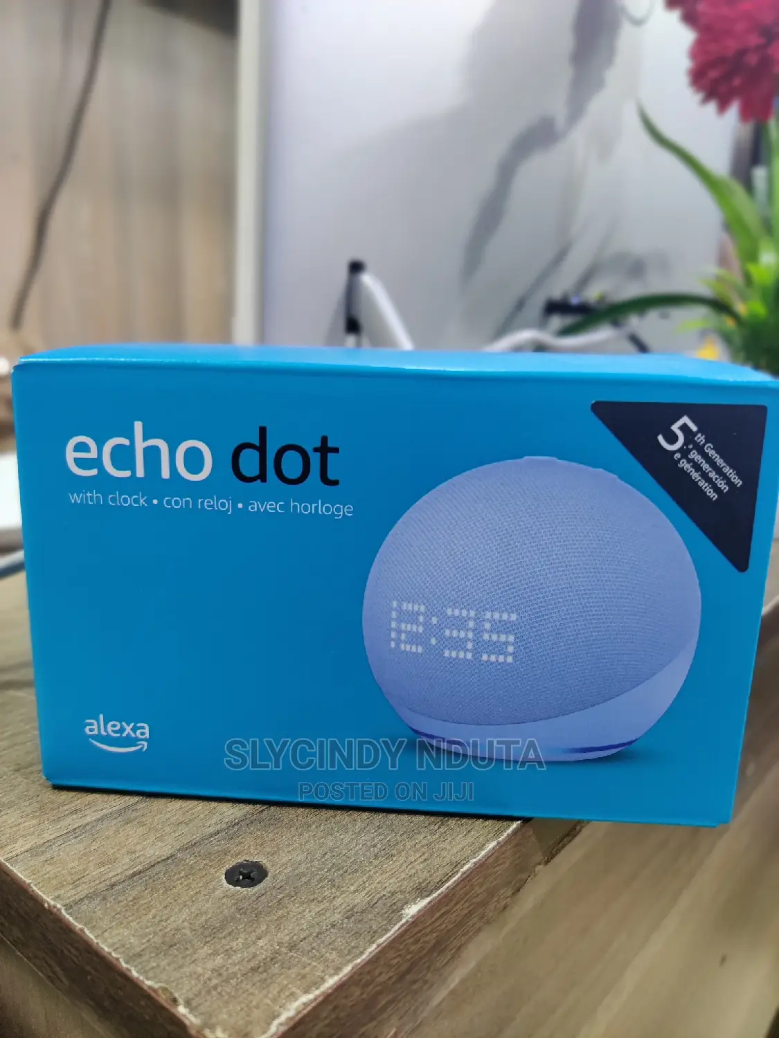 Echo Dot With Clock (New)