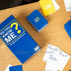 Do You Know Me Party Game?