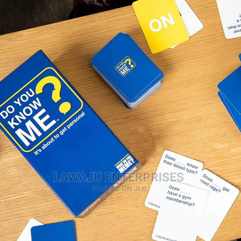 Do You Know Me Party Game?