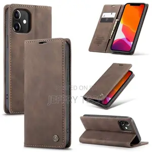 Caseme - iPhone 12 Mini Sleeve - Leather Flip Wallet Case -