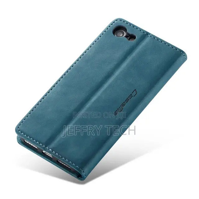 Blue iPhone 6 Plus / 7 Plus / 8 Plus Caseme Compact Flip Wal