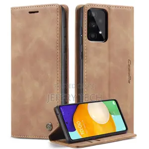Brown Caseme Soft Matte Wallet Case for Galaxy A53 5G
