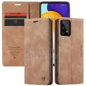 Brown Caseme Soft Quality Wallet Case for Galaxy A53 5G