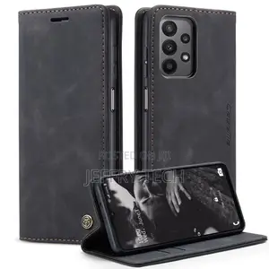 Black Galaxy A23 Caseme Compact Flip Wallet Case
