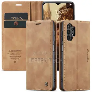 Brown Galaxy A13 Caseme Slim Quality 2 Card Slot Wallet Case