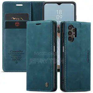Blue Galaxy A13 Caseme Slim Soft Wallet Case Cover