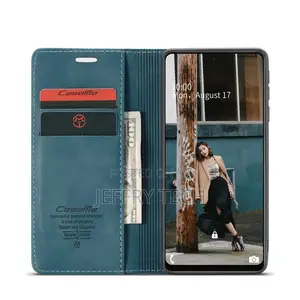 Blue Galaxy A72 Caseme Slim 2 Card Slot Classy Wallet Case
