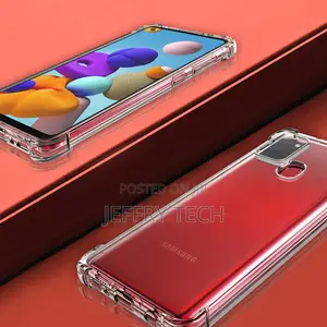 Clear Samsung Galaxy A21s Shock-Absorption Ultra Slim Gel Ca
