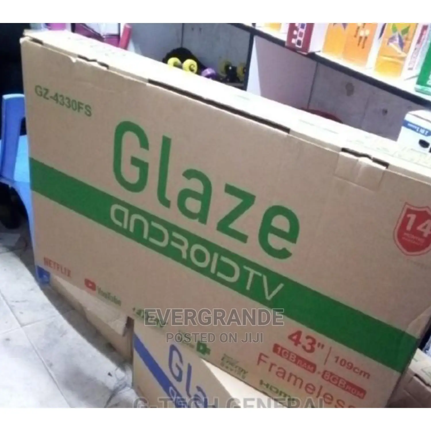 43 Inches Smart Android Glaze
