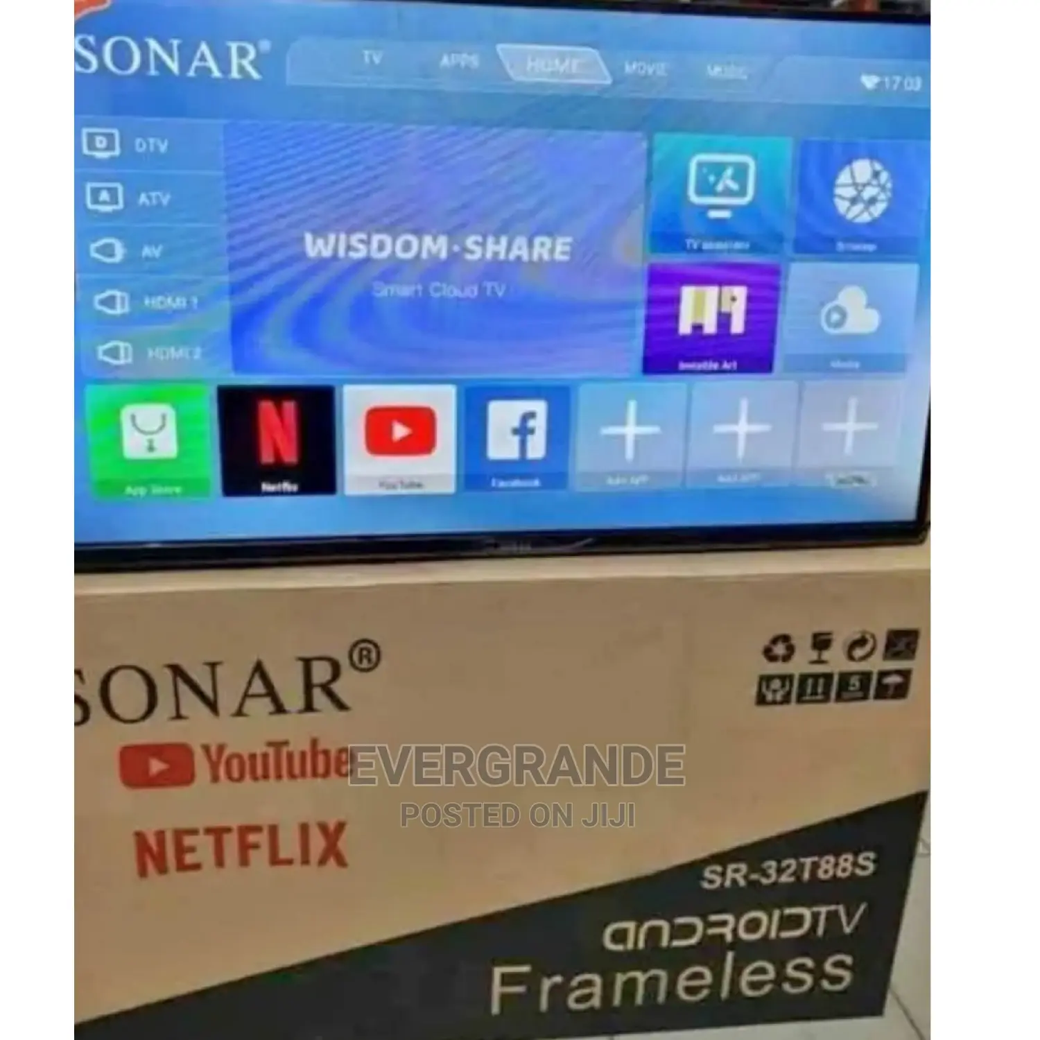Sonar 32 Inches Smart Android.