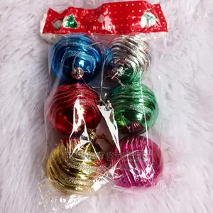 Christmas Decorating Balls Set of 6pcs