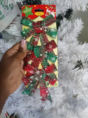 3pcs Christmas Bow Set