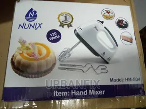 Nunix 7 Speed Hand Mixer - 120 Watts
