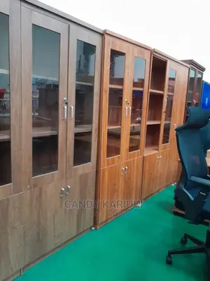 3 Door Wooden Office File Cabinet