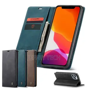 For iPhone 13 Case Magnetic Leather Wallet Cover
