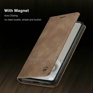 Caseme Suede Leather Wallet Case Flip Cover for Samsung A71