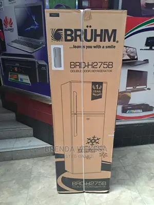 Bruhm BRD-275B Double Door Fridge, 275L