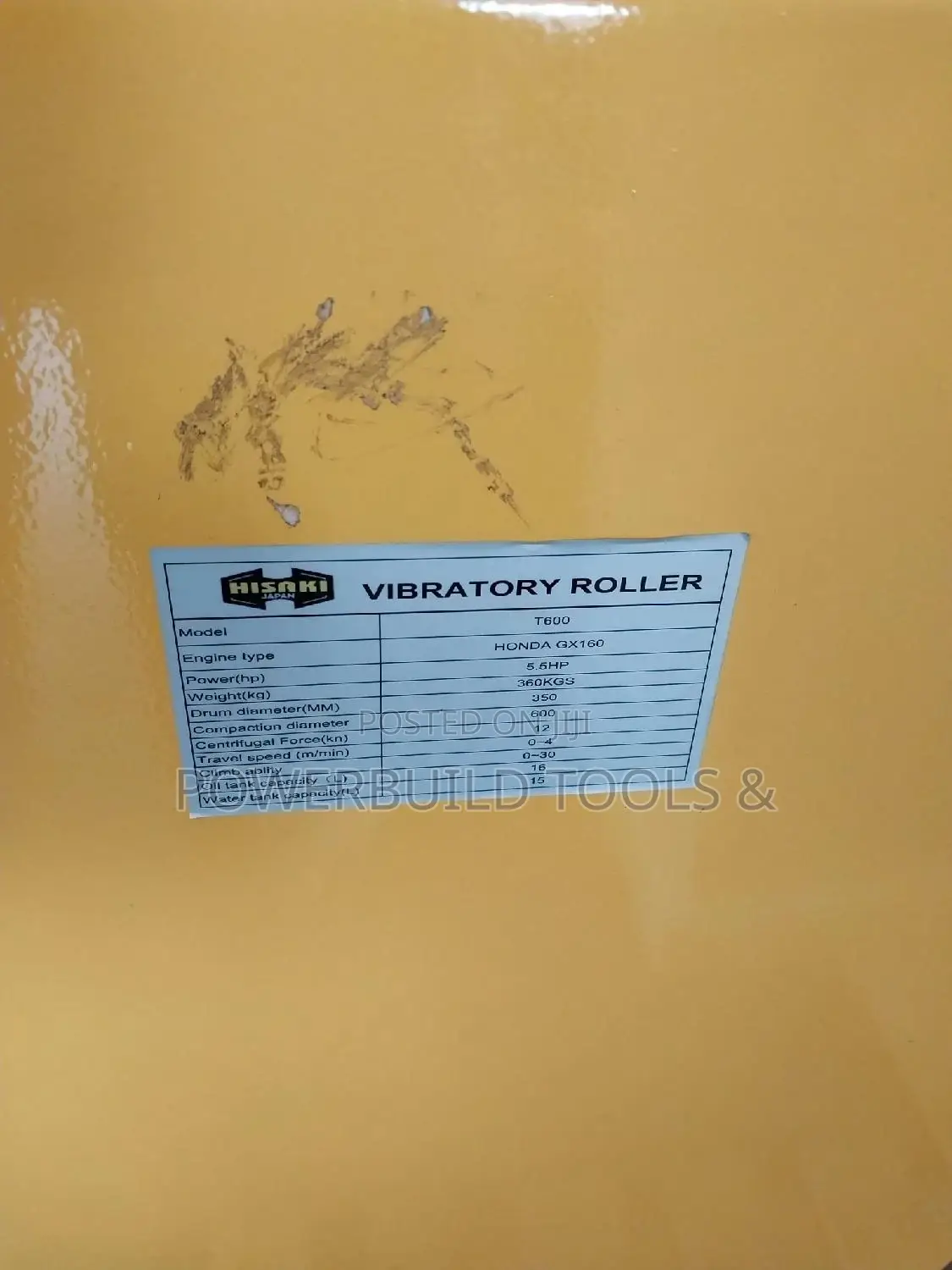 Single Drum Vibratory Roller.