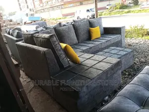 Grey L Shape Sofa