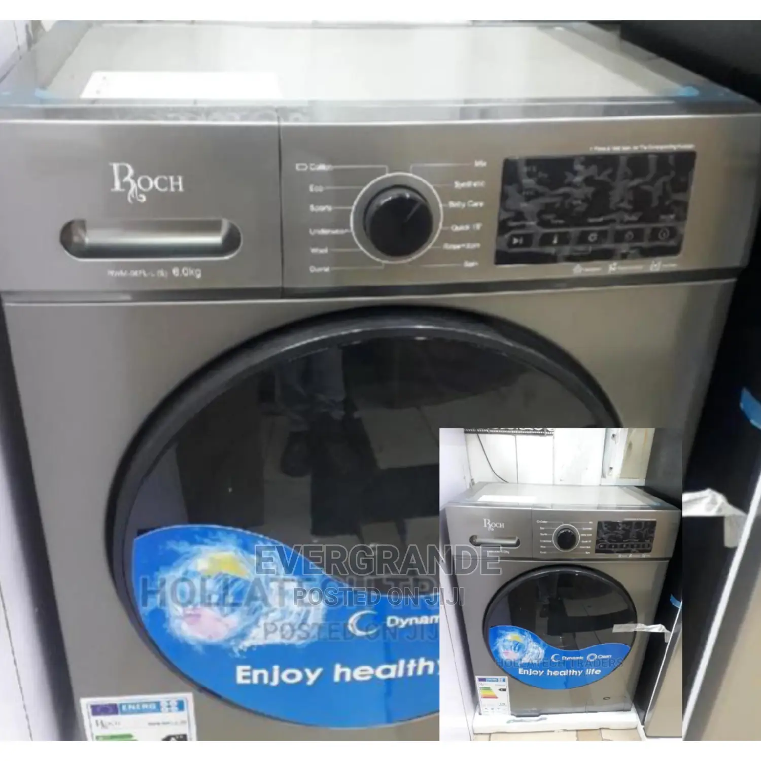 Brand New Front Load 6 Kg Roch Washing Machine.