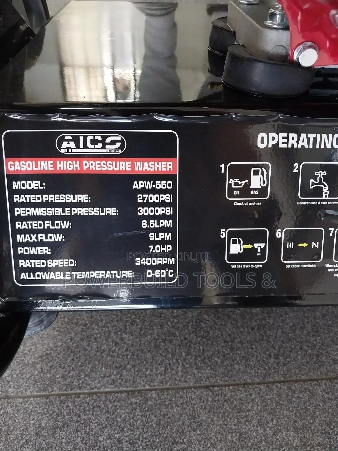 Aico Petrol Carwash Machine.