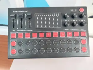 Professional DJ Live Sound Card With Effects