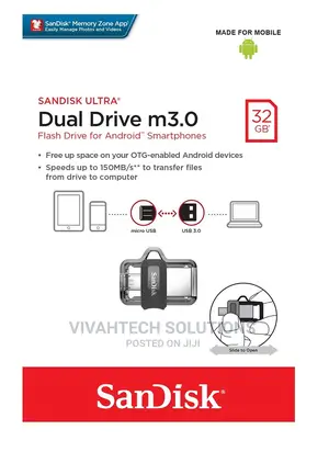 Sandisk Ultra 32GB Dual Drive M3.0 for Android Devices and C