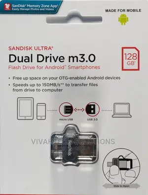 Sandisk Mini OTG 2.0 128gb ( (Sddd1-128g-G35)