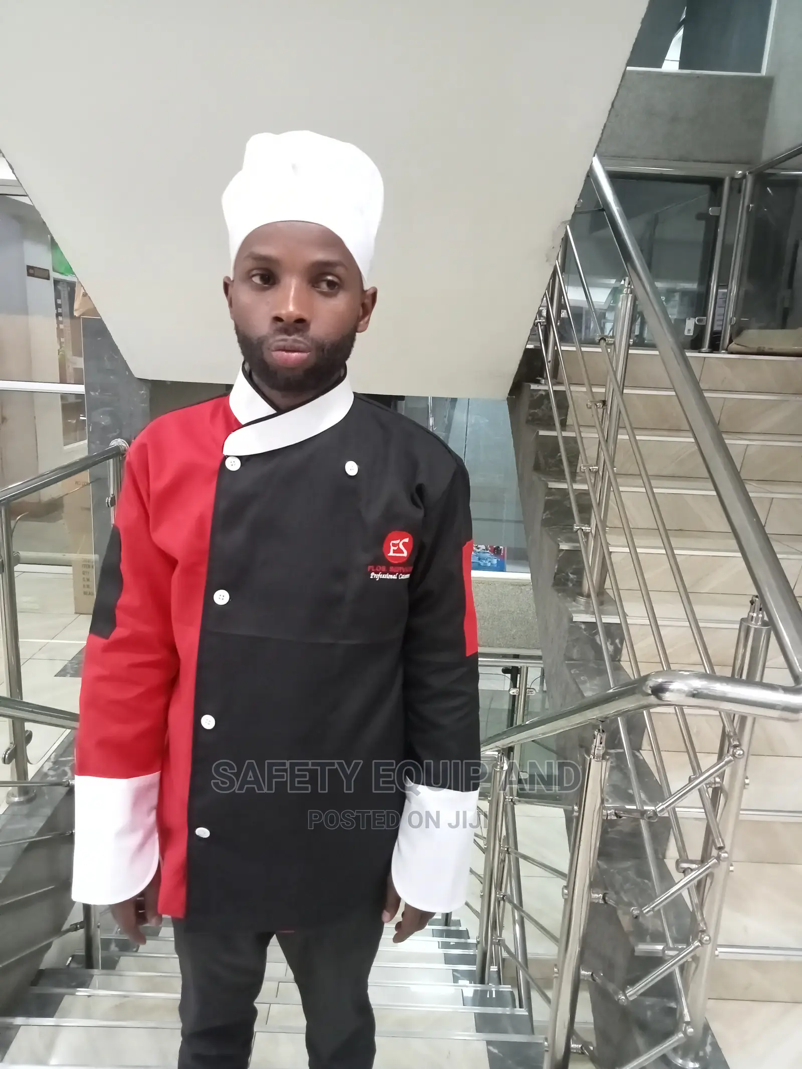 Black and Red Chef Jackets
