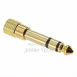 3.5mm Female to 6.5mm Male Jack Audio Plug Stereo Headphone