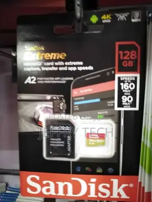 Sandisk Extreme Micro SD Card 128GB “U3” High Speed Transfer Up To 100