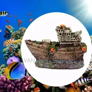 Pirate Shipwreck Aquarium Fish Tank Decorations