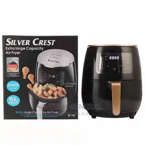 Silver Crest Electric Hot Air Fryer Maker -oil-free 6L