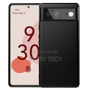 Silicon Case for Google Pixel 6 Cover (Black Cover)