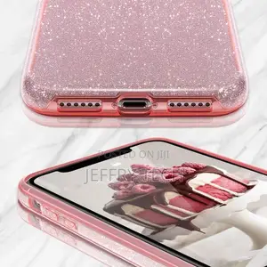 Silicone Case Cover for iPhone 11 Pro ( Pink Glitter Case)