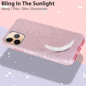 Silicone Case Cover for iPhone 11 Pro ( Pink Glitter Case)