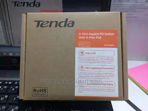 Tenda 4-Port POE Switch With 5-Port Gigabit PD