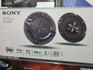 Sony Mega Bass 6 Inch Midrange Speakers