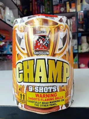 Champ 9 Shots Party Craft Display Fireworks