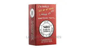 Not Parent Approved Card Game for Mischief Makers Ages 8+