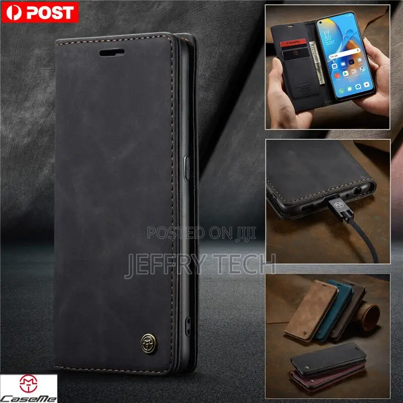 OPPO Reno 7/6 5G A96 A76 5G Wallet Case Shockproof Leat