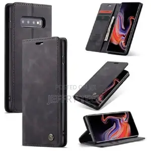 Caseme, Samsung Galaxy S10 Plus, Black Wallet Case
