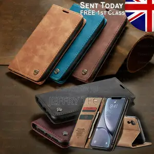 Caseme Suede Wallet Case Flip Cover for iPhone 7 X 11 12 13