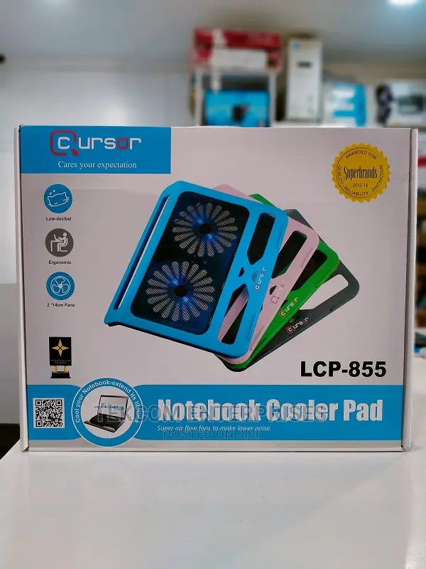 Cursor Laptop Notebook Dual Cooling Pad Stand LCP-855