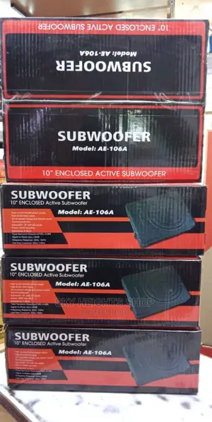 Car Underseat Active Subwoofer