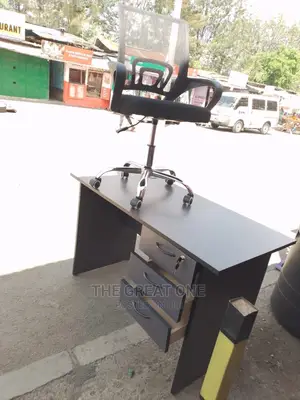 Office Desk and Office Chair