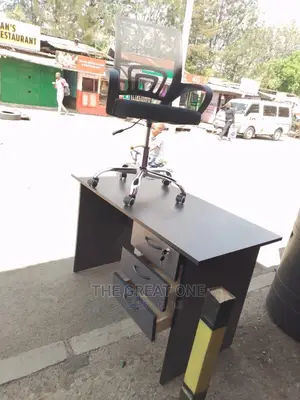 Office Desk and Office Chair
