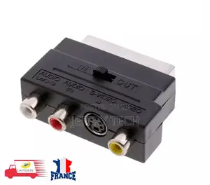 3 Rca Rgb Adapter + S-Video 20 Pin Scart