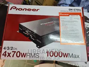 Pioneer 1000 Watts 4 Channel Bridgeable Amplifier